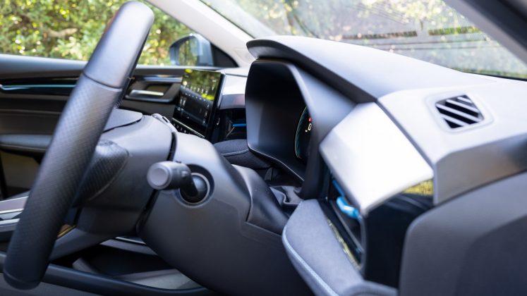 New MG5 EV cockpit