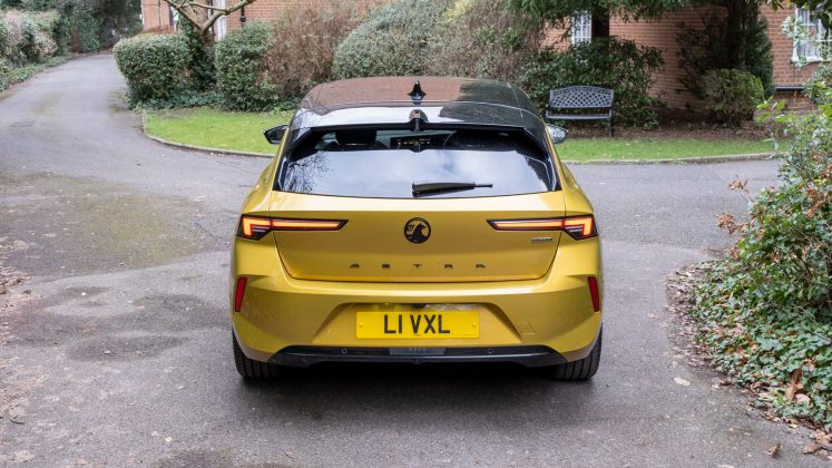Vauxhall Astra Hybrid rear profile